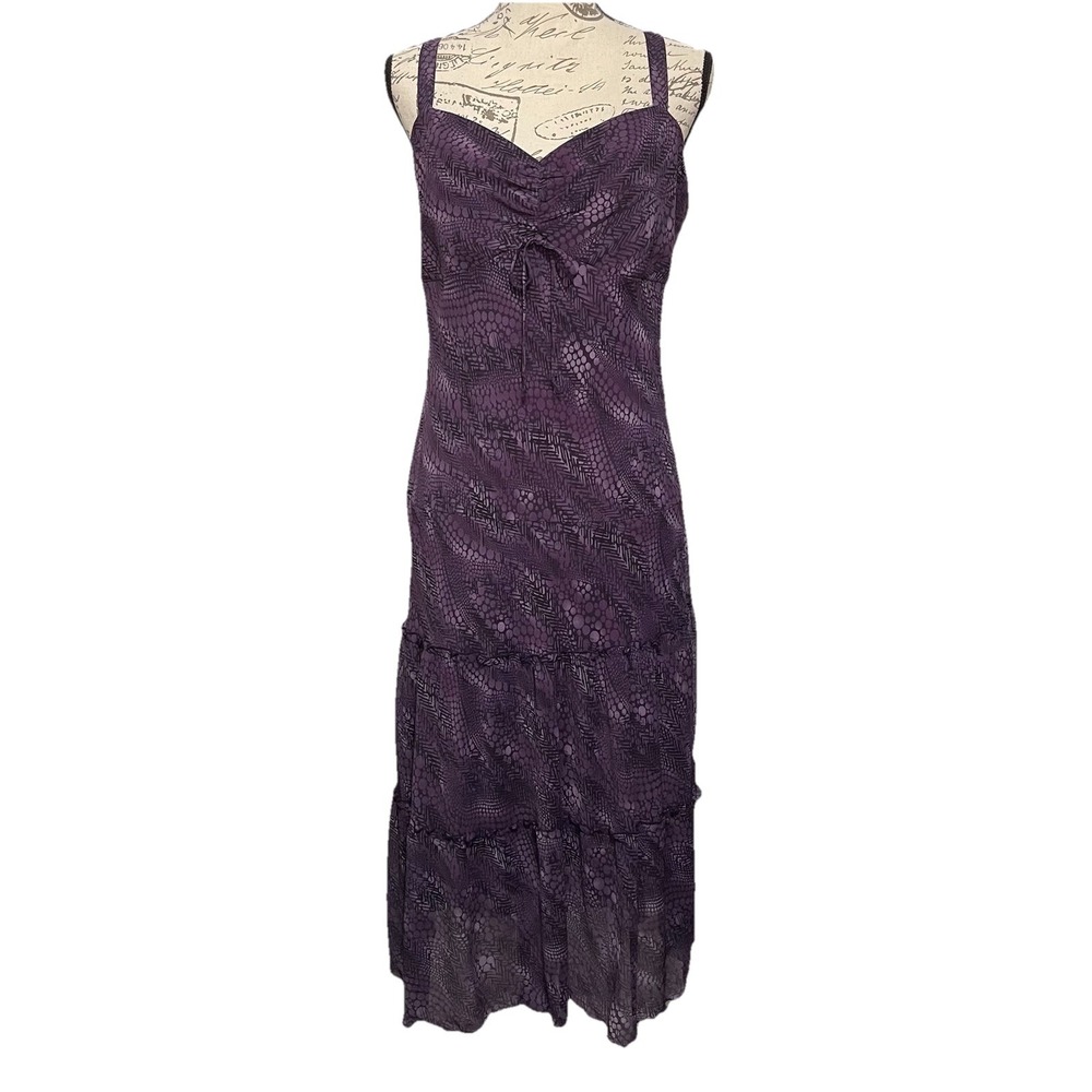 Vtg Y2K Babydoll‎ Tiered Dress Size 14 Fairy Grunge Dainty Whimsigoth READ